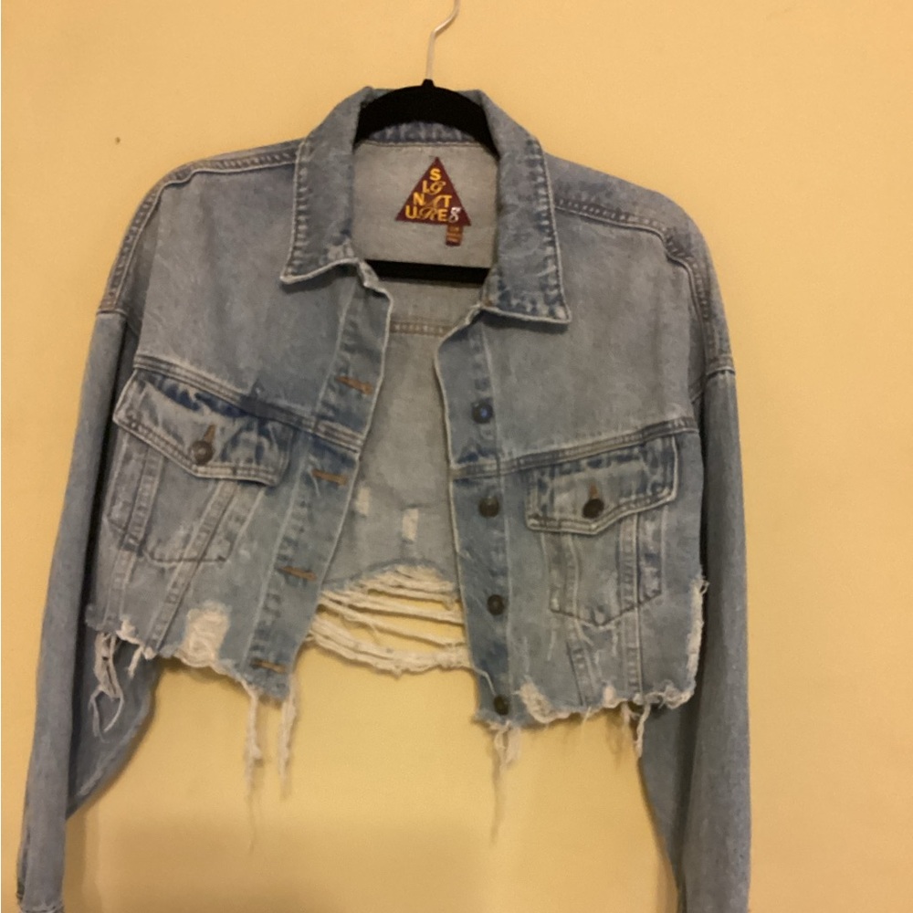 Signature8 Cutoff Denim Jacket Size S/M